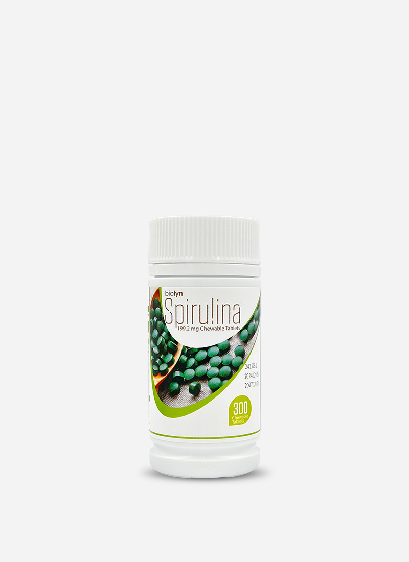 Biolyn Spirulina 199.2mg Chewable Tablet (300's) (EXP: Dec 27)