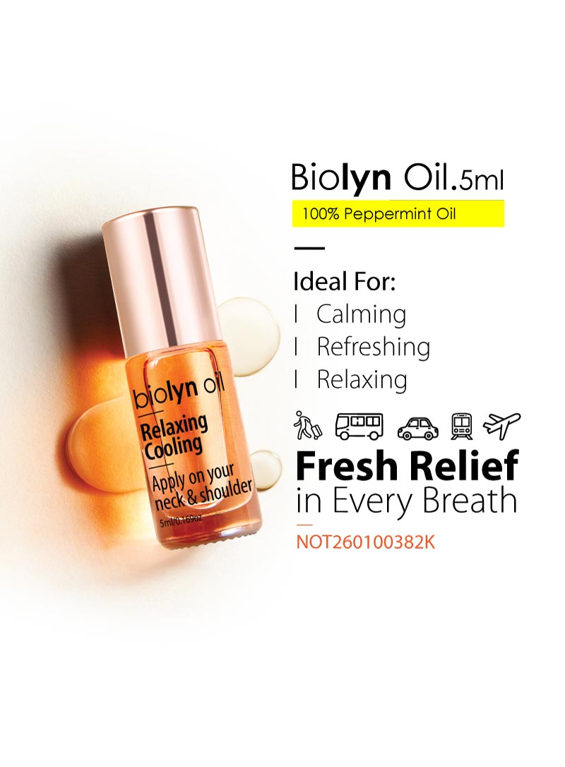 (Golden Combination) Biolyn Ice Spray 50ml / Biolyn Hair 50ml / Biolyn Skin 50ml + Biolyn Oil 5ml x 7 - Image 17