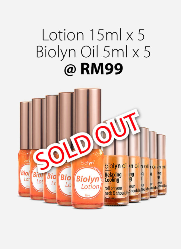 Biolyn Lotion 15ml x 5 / Biolyn Oil 5ml x 5