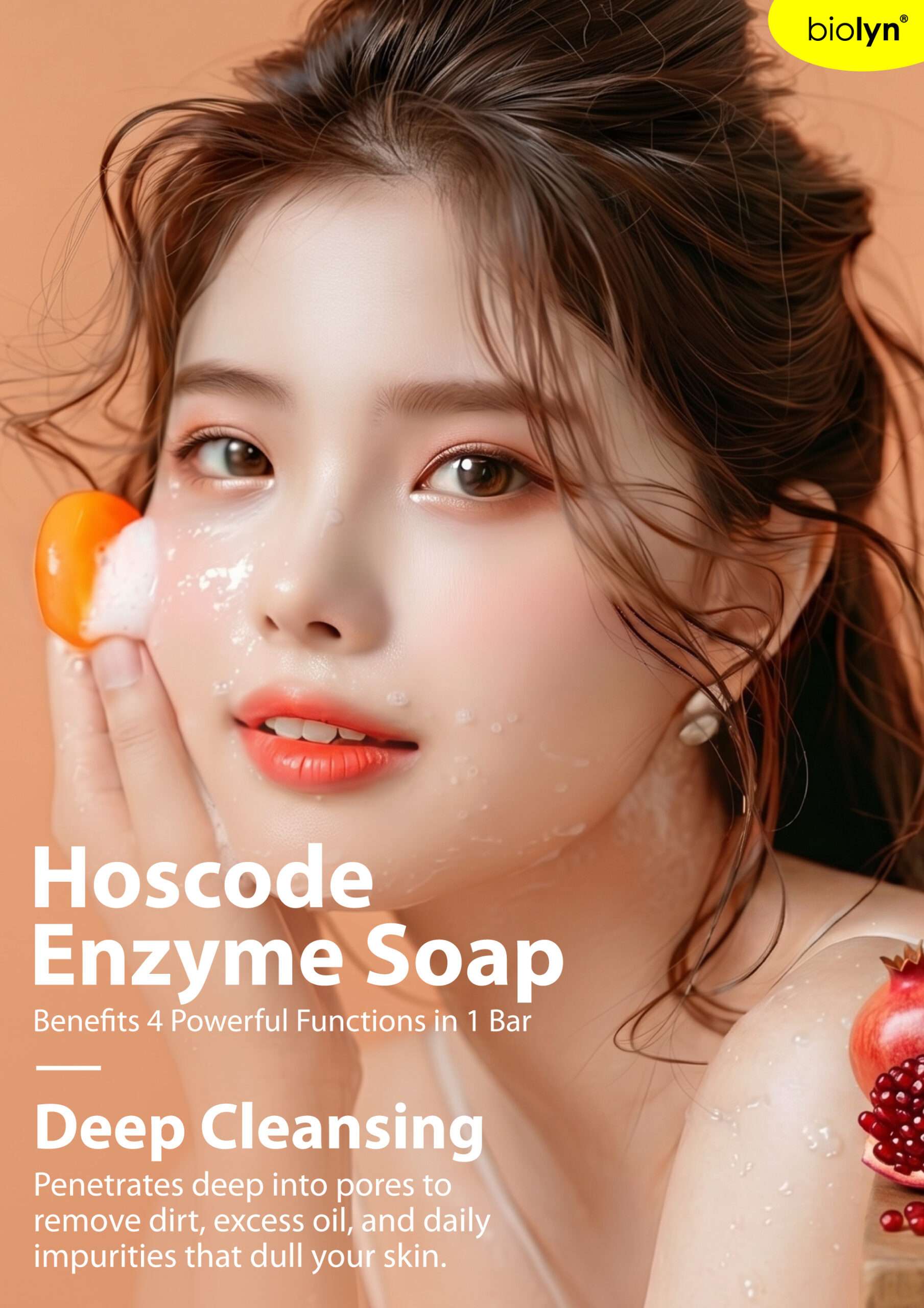 hoscode Enzymes Makeup Remover Soap 45g - Image 9