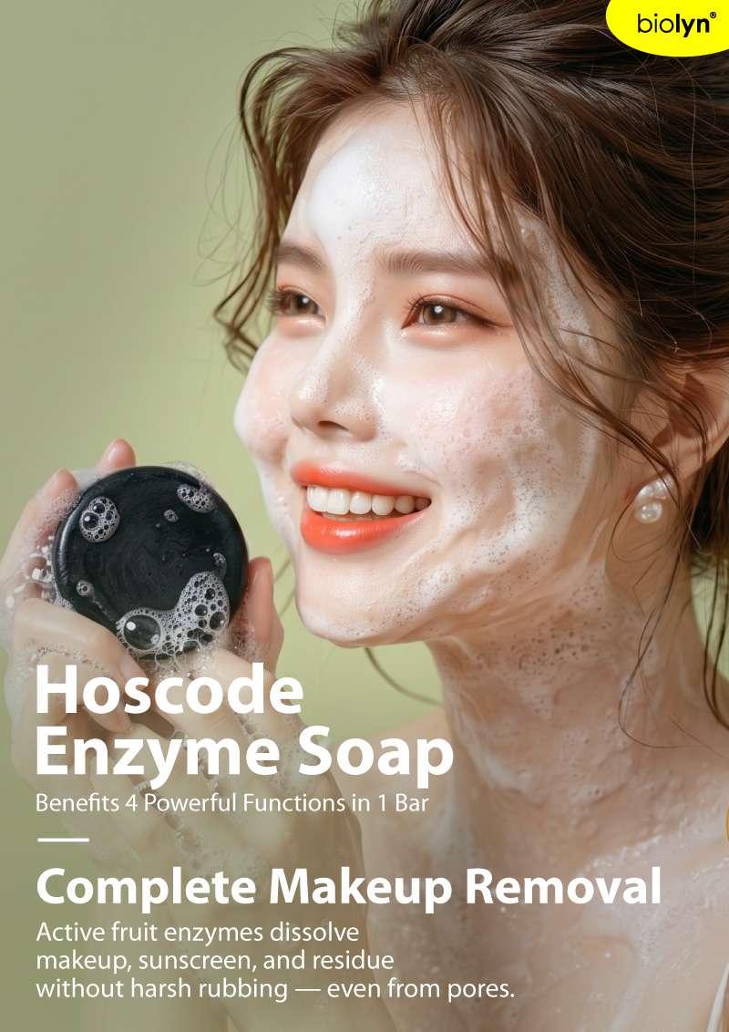 hoscode Enzymes Makeup Remover Soap 45g - Image 10