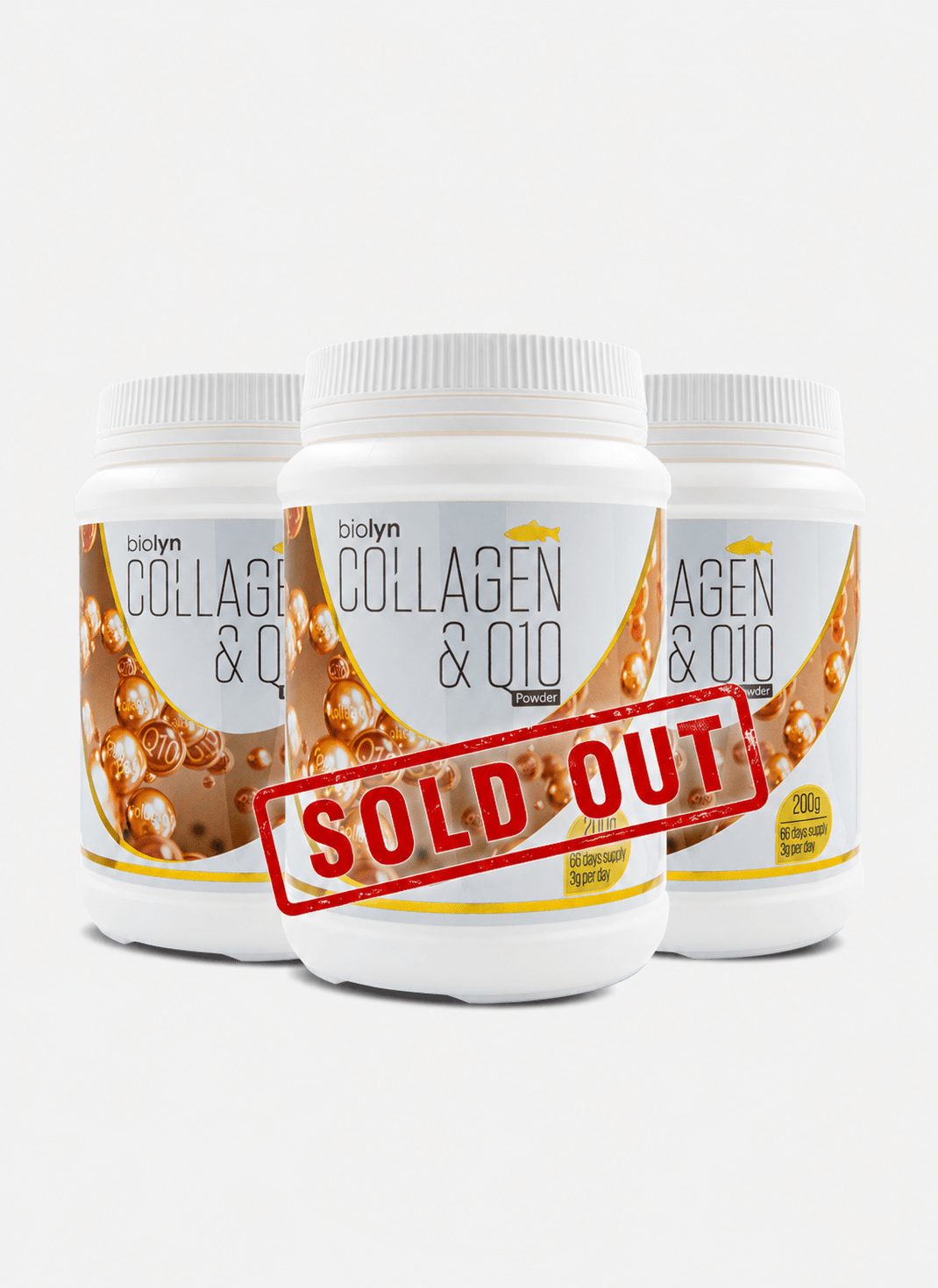 Biolyn Collagen & Q10 Powder (200g) x 3 (EXP: Jan 29)